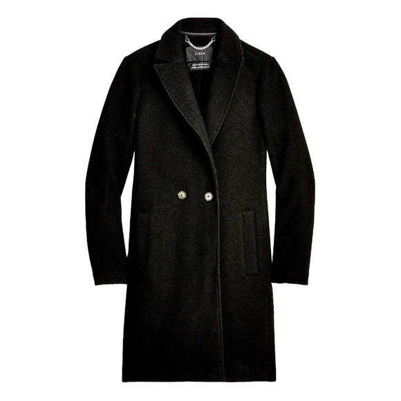 J. Crew Jackets & Coats Nwt Jcrew New Daphne Topcoat In Black
